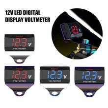 12V Motorcycle LED Digital Display Voltmeter Voltage Volt Gauge Panel Meter 2024 - buy cheap