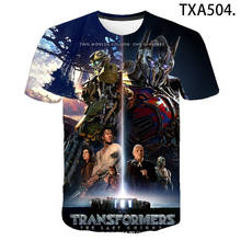 Boy Girl Kids Movie Transformers Casual 3D Printed T Shirt Fashion Men Women Children Wild personality Short Sleeve Tops Tee 2024 - buy cheap