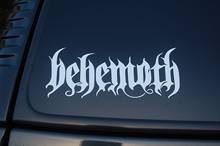 Para behemoth vinil adesivo decalque (v256) metal preto imperador marduk escolher tamanho/cor estilo do carro 2024 - compre barato