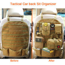 Universal Tactical MOLLE Car Seat Back Organizer Military Panel Vehicle Seat Cover Protector Kit Storage Mat Tan Car Accessories 2024 - buy cheap
