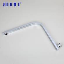 JIENI Chrome Polished Round Stainless Steel Shower Arm for Bathroom Shower Head Holder Shower Bar Rod Wall Mounted 2024 - buy cheap