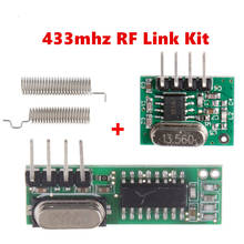 Receptor rf e módulo transmissor 433 mhz, controle remoto para arduino uno sem fio, kits diy 2024 - compre barato
