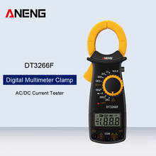 ANENG-Amper con pantalla Digital, multímetro, pinza de corriente NCV, voltímetro, amperímetro, probador de Corriente CA/CC, DT-3266F 2024 - compra barato