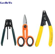 3 packs Fiber Optic Tool Kit Kevlar Scissors Double Hole Pliers Stripper and Fiber Optic Stripper CFS-3 2024 - buy cheap