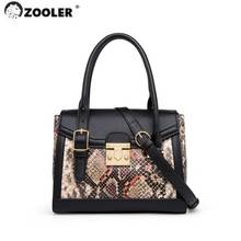 Zooler bolsas femininas de couro de vaca artesanais, alta qualidade, luxuosas, bolsa de mão roomy para mulheres, padrão de bolsas de couro real, # qs322 2024 - compre barato