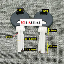 Best quality  Lock Cylinder House Home Door Key blanks Locksmith Supplies Blank Keys 20 pcs/lot 2024 - buy cheap