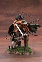 18cm Attack on Titan Figure Rival Ackerman Action Figure Package Ver. Levi PVC Action Figure Rivaille Collection Model Toys 2024 - buy cheap