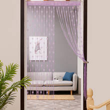 100x200cm Love Heart String Curtain Window Door Divider Sheer Curtain Valance Door Thread Curtains Sheer Screening Curtains 2024 - buy cheap