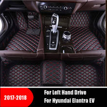 Alfombrillas personalizadas para el suelo del coche, accesorios de Interior del coche, alfombras protectoras impermeables, para Hyundai Elantra EV 2017 2018 2024 - compra barato
