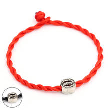 Pulsera de cuerda de hilo negro para hombre y mujer, brazalete de cuerda roja de la suerte, signo de esperanza, joyería 2024 - compra barato