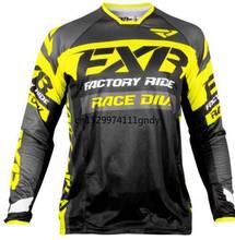 2020 FXR MTB moto Cross Jersey MX BMX бездорожье moto cicleta de carreras de manga larga Camiseta para moto GP de negro Jersey 2024 - купить недорого