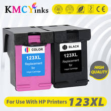 KMCYinks-cartucho de tinta para impresora HP123 123XL, 123, 1110, 1111, 1112, 2130, 2132, Officejet 2134, 3830, 3831, 3832 2024 - compra barato