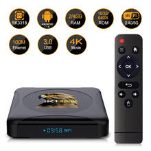 Android 11 TV BOX HK1 RBOX R1 Mini RK3318  4GB 32GB 64GB 4K Youtube Media Player Set Top Box 2024 - buy cheap