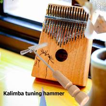 Kalimba-martillo de afinación de Piano de pulgar, para todos los tamaños, madera portátil, plata, amarillo, sintonizador duradero fuerte 2024 - compra barato