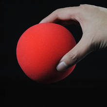 1 шт. большой красный магический губчатый шар (диаметр 10 см), магические трюки, Мягкий шар, отличная эластичность, классический уличный магический шар 2024 - купить недорого