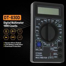 DT-830D Mini Pocket Digital Multimeter 1999 Counts AC/DC Volt Amp Ohm Diode hFE Continuity Tester Ammeter Voltmeter Ohmmeter 2022 - buy cheap