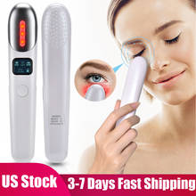 Electric Eye Massager USB Anti Wrinkle Relief Eye Fatigue LED Photon Hot Massage Vibration Heating Therapy Eye Care Instrument 2024 - buy cheap
