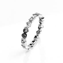 Женское кольцо из серебра 925 пробы, с кристаллом 2024 - купить недорого
