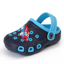 Обувь для девочек, обувь для мальчиков, детская садовая обувь, милые Мультяшные детские сандалии, водонепроницаемая обувь из ЭВА, дышащая детская обувь, Тапочки для девочек 2024 - купить недорого