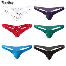 Men Sexy Cotton Low-Rise G-string Briefs Thong Elastic Waistband Stars Print Polka Dots Underwear For Club Wear Evening Parties 2024 - buy cheap