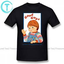 Chucky T Shirt Child S Play Good Guys Chucky T-Shirt Short Sleeve Mens Tee Shirt Oversized Streetwear Printed 100 Cotton Tshirt 2024 - buy cheap
