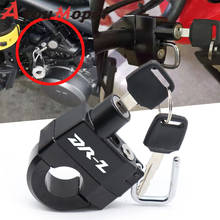 Trava de segurança para capacete de motocicleta, acessório anti-roubo para suzuki drz 400 s e sm drz400s drz400e drz400sm drz400 2024 - compre barato