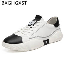 Genuine Leather Shoes Men Sneakers Luxury Brand Fashion White Men Casual Shoes Leather Sneakers Designer Shoes Men 2022 Zapatos 2024 - buy cheap