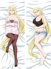 Держатель аниме UQ!: Magister Negi Magi! Evangeline A.K. Чехол для подушки McDowell otaku Dakimakura, чехол для подушки 2024 - купить недорого