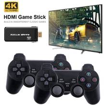 Consola de videojuegos 4K HD 64bit 32GB 3550 juegos HD 2,4G inalámbrica para CPS PS1 Mini Joystick Retro, mando doble, regalo 2024 - compra barato