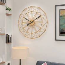 Reloj de pared nórdico para decoración de sala de estar, diseño moderno europeo, arte del reloj grande, reloj de pared moderno 2024 - compra barato