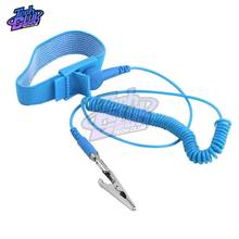 Blue/Black Cordless Wireless Clip Antistatic Anti Static ESD Wristband Wrist Strap Discharge Cable Electrician IC PLCC worker 2024 - buy cheap