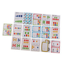 16pcs Counting Bear Pattern Cards for Kids Preschool Early Educational Math 2024 - buy cheap