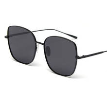 Очки солнцезащитсветильник женские поляризационные в ретро-стиле, брендовые дизайнерские зеркальные солнечные очки с литой оправой, с защитой UV400 2024 - купить недорого