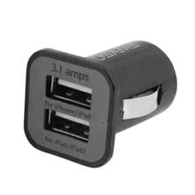 USAMS-cargador Universal para coche, dispositivo portátil Mini, 3.1A, doble puerto USB, 12V, para teléfono móvil, tableta, PC 2024 - compra barato