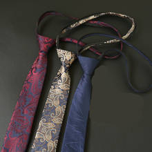 Linbaiway-corbatas florales de Cachemira para hombre y mujer, corbata de moda para perezosos, corbata para boda, camisa de negocios, corbatas para el cuello, accesorio con logotipo personalizado 2024 - compra barato