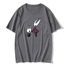 Men Hollow Knight T Shirt Skull Video Game 100% Cotton Costume Awesome Short Sleeve Crewneck Tees Plus Size T-Shirts 2024 - buy cheap