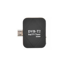 Mayitr 1pc DVB-T2 micro usb dongle digital hd tv sintonizador receptor + 2 kits de antena para o telefone android novo 2024 - compre barato