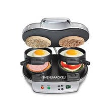 DIY home hamburger multi-function electric grill sandwich machine double tray breakfast machine 220V 1pc 2024 - buy cheap