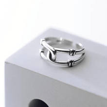 Anéis étnicos cor de prata boêmios, correntes de cruz para mulheres, casamento, anéis de dedo vintage, presentes de natal 2024 - compre barato