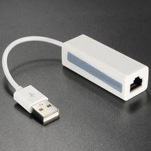 Adaptador de red Lan Ethernet USB 2,0 macho a RJ45, Dongle de 10/100 Mbps para Notebook 2024 - compra barato