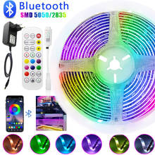 New Bluetooth Music 5M 10M 15M LED Strip Light RGB 5050 SMD 2835 Luces LED Light for Room 12V Neon LED Strip Christmas RGB Tape 2024 - buy cheap