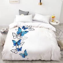 3D Duvet Quilt Cover Set Bedding SetsComforter Bed Linens Pillowcase King Queen Full Double Butterfly 2024 - buy cheap