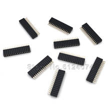 20pcs/lot Single row 15pin female pin spacing 1.27mm row pin socket female seat 1*15P straight needle Female Header connector 2024 - buy cheap