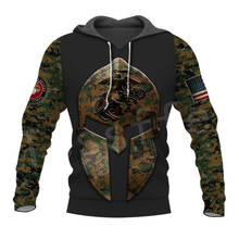Tessffel America Military Marine Policeman Camo Pullover Soldier Army NewFashion Sweatshirt 3DPrint Casual Hoodies Men/Women D-9 2024 - buy cheap
