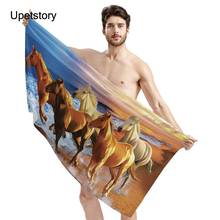 3d Crazy Horse Print Towel Set Home Bath Towels for Adults Face Towel Thick Absorbent Luxury Bathroom Towels Toalha De Praia 2024 - buy cheap