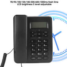 KX-T6001CID-teléfono fijo con cable para el hogar, dispositivo de escritorio con cable, ABS, DTMF y sistema FSK 2024 - compra barato