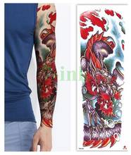 Tatuajes impermeables para hombres y mujeres, pegatina de brazo completo, soldado, caza, montaña oscura, tatuaje de transferencia al agua, tatuaje falso Flash 2024 - compra barato