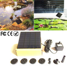 Mini bomba de agua solar de silicio monocristalino, Kit de Panel de potencia, fuente, piscina, jardín, estanque, riego SUMERGIBLE 2024 - compra barato