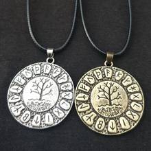 Colgante del árbol de la vida vikingos, amuleto de runas nórdicas y Talismán, joyería vikinga, collar, proveedores de envío directo 2024 - compra barato