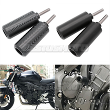 Мотоциклетные ползунки из черного углеродного волокна, защита от падения, без порезов, для Yamaha FZ6 FZ600 2004-2008 2005 2006 2007 2024 - купить недорого
